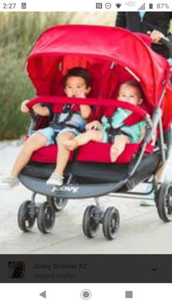 Joovy double stroller