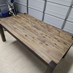 WOOD TABLE DINING TABLE NOOK BREAKFAST BAR 