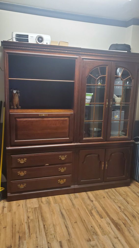 Pennsylvania house china cabinet and desk unit