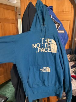 North face hoody blue