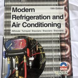 Book Modern Refrigerator And Air Condition ,19 Th Edition