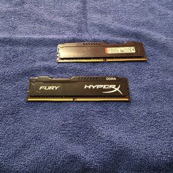 HyperX Fury 16gb DDR4 ram. 