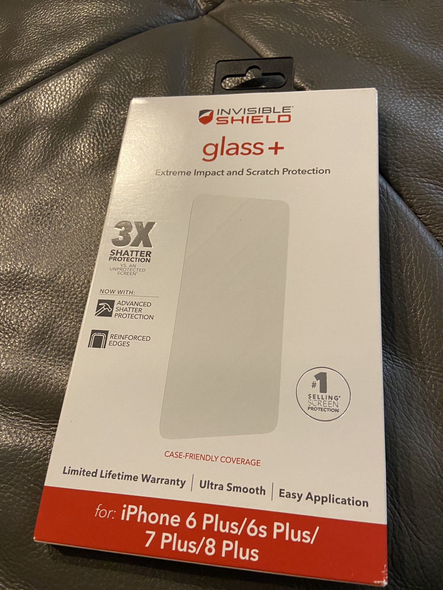 Invisible Shield glass cover NIB iPhone 6-8plus
