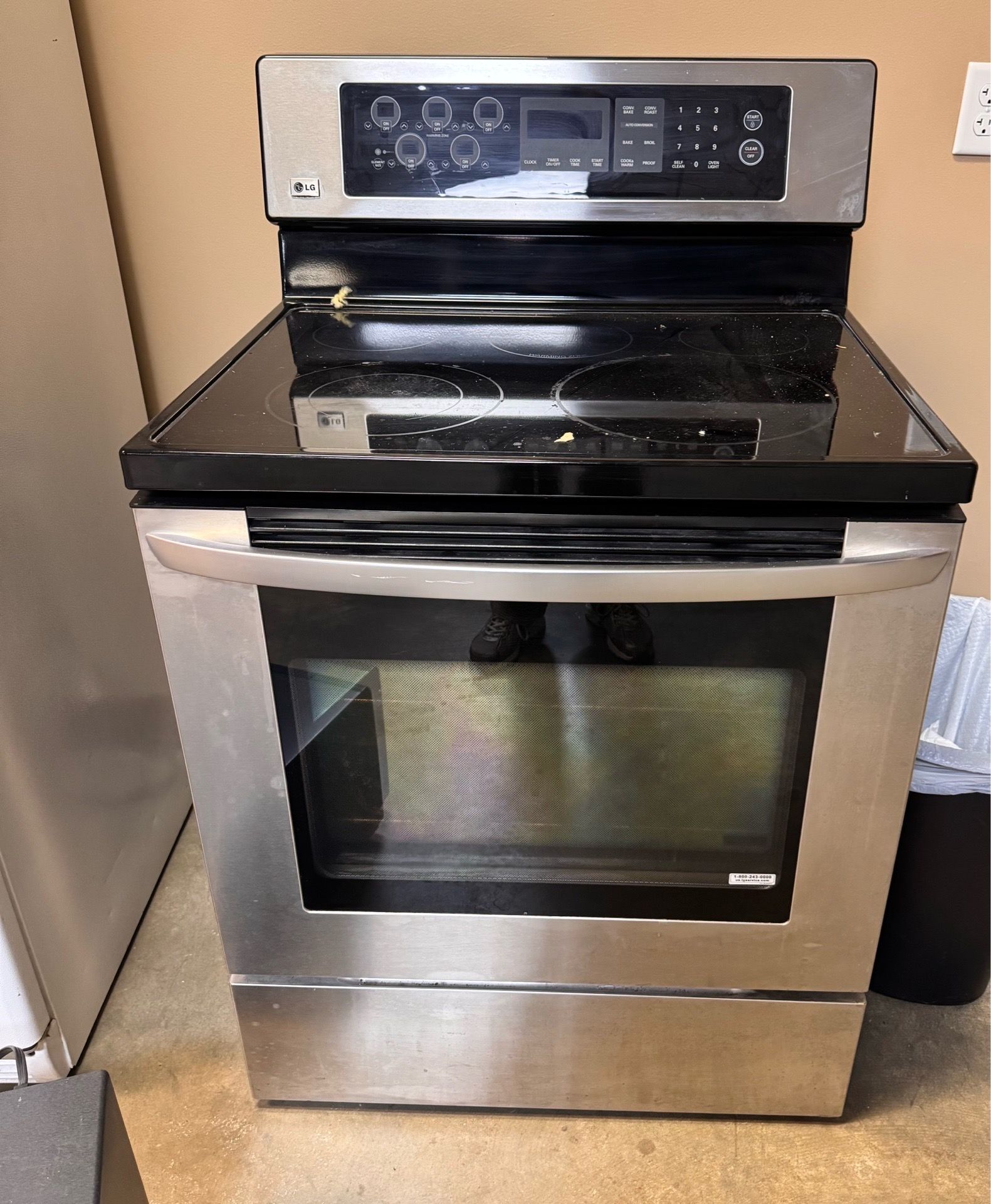 LG Stainless Steel Electric Stove