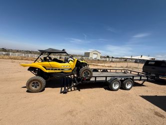 2016 Yamaha YXZ with trailer