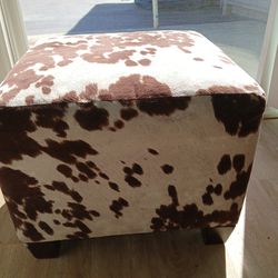 CowHide Ottoman