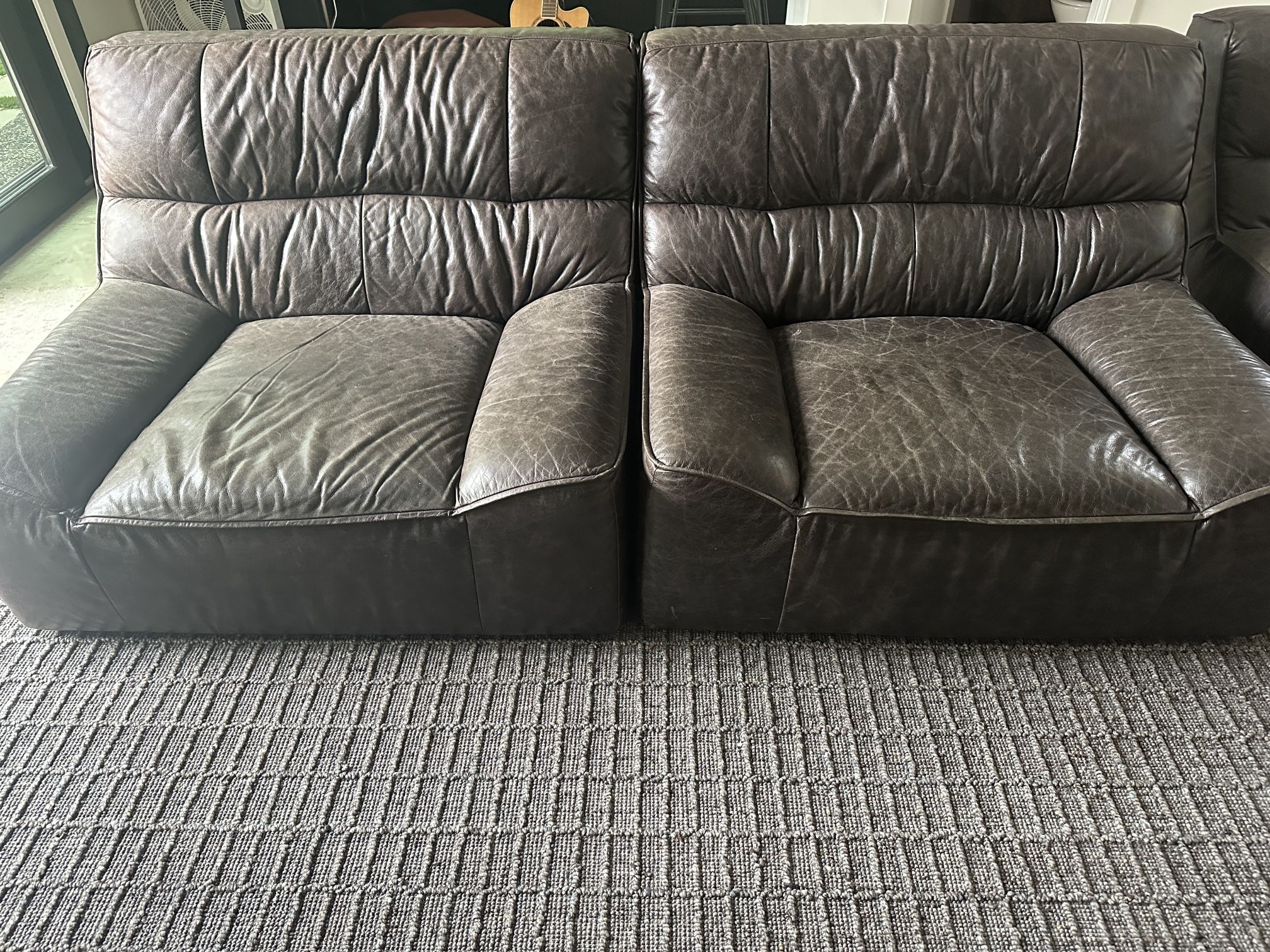 Leather Modular Sofa 