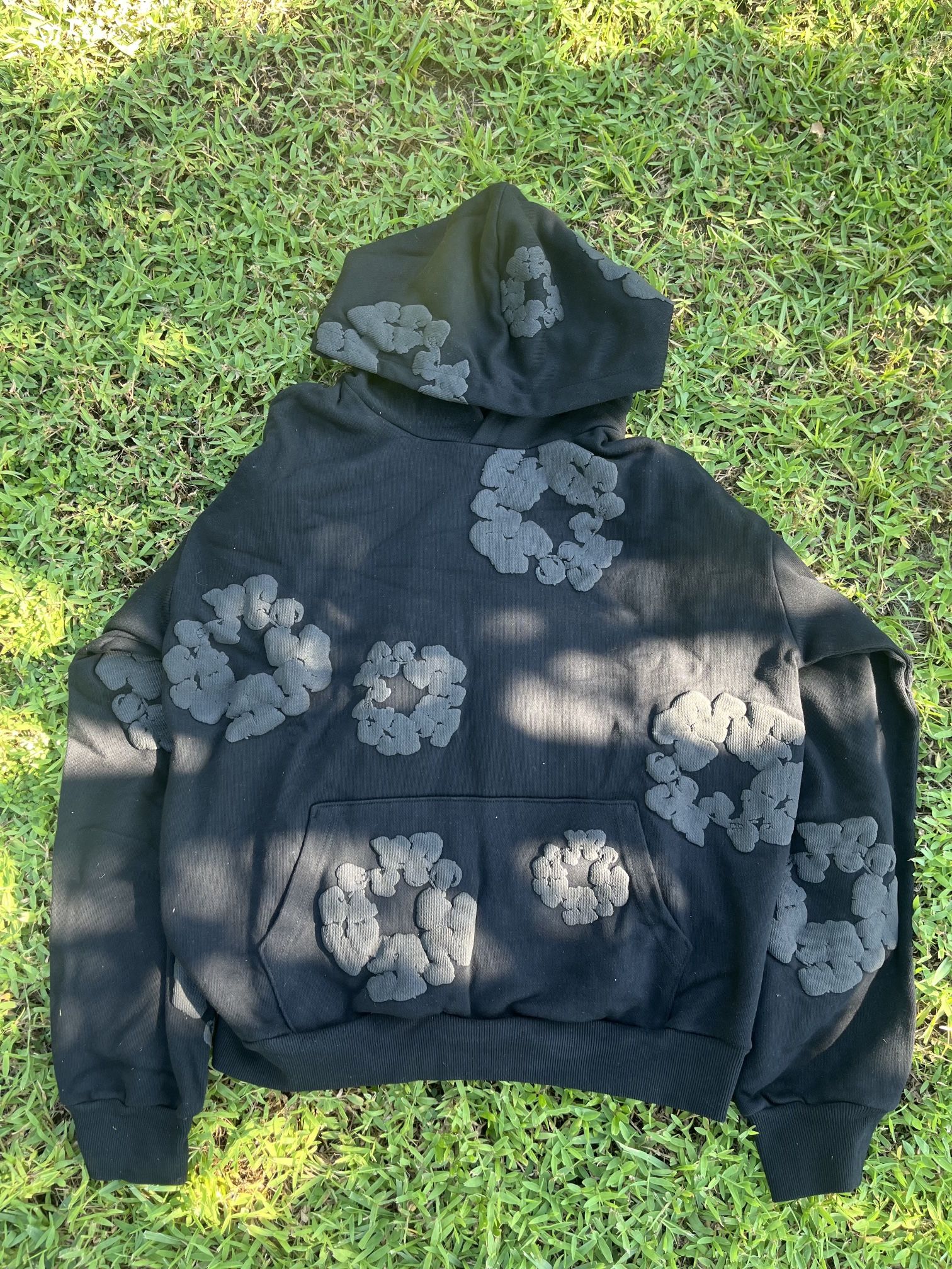Denim Tears The Cotton Wreath Sweatshirt (Black/Black)
