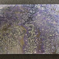Abstract Pour Painting