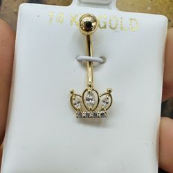 14k Belly Ring 