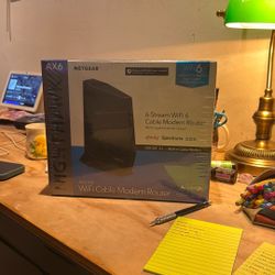 NETGEAR Nighthawk Cable Modem and WiFi 6 Router Combo (CAX80) - Compatible with All Major Cable Providers incl. Xfinity, Spectrum, Cox - Cable Plans u