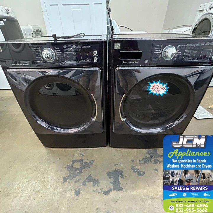 👌💢KENMORE ELITE SET STEAM WASHER AND GAS DRYER LIKE NEW 