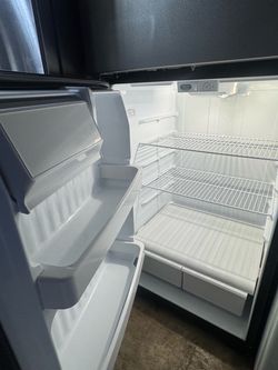 Black Top-Freezer Refrigerator