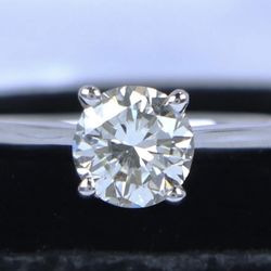 Platinum 950 1.20ct Diamond Solitaire Engagement Ring 