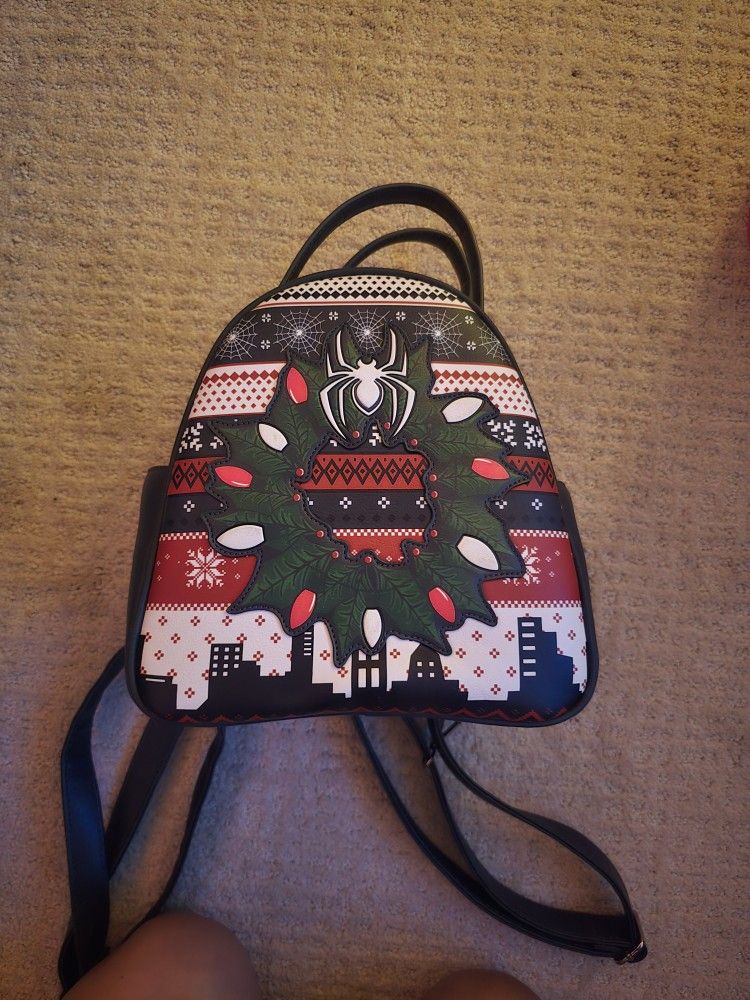 Spiderman Christmas - Marvel Disney Backpack/Crossbody (Glow In The Dark)