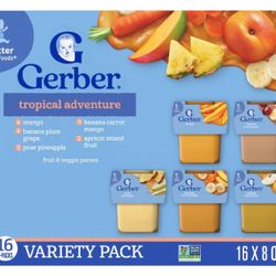Gerber Variety Pack 16 Pcs 