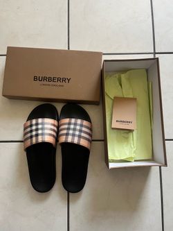Burberry slides