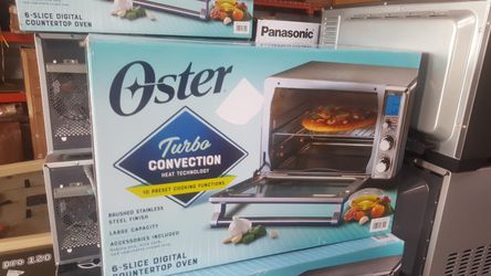 Oster Large Digital Countertop Oven Brushed Stainless Steel