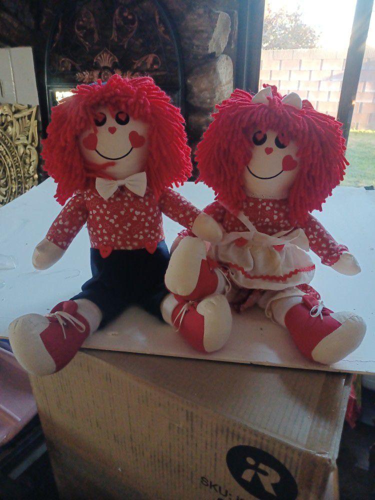 Raggedy Anne And Andy Dolls 