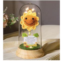 $10 -Handmade Crochet, Sunflower Gift