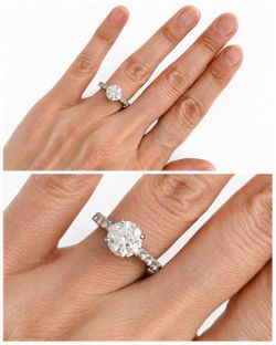 1.20 CT Natural Diamond Engagement Ring – Certified
