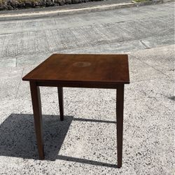 Square Table Walnut Color 