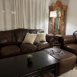 Leather Couch Set 