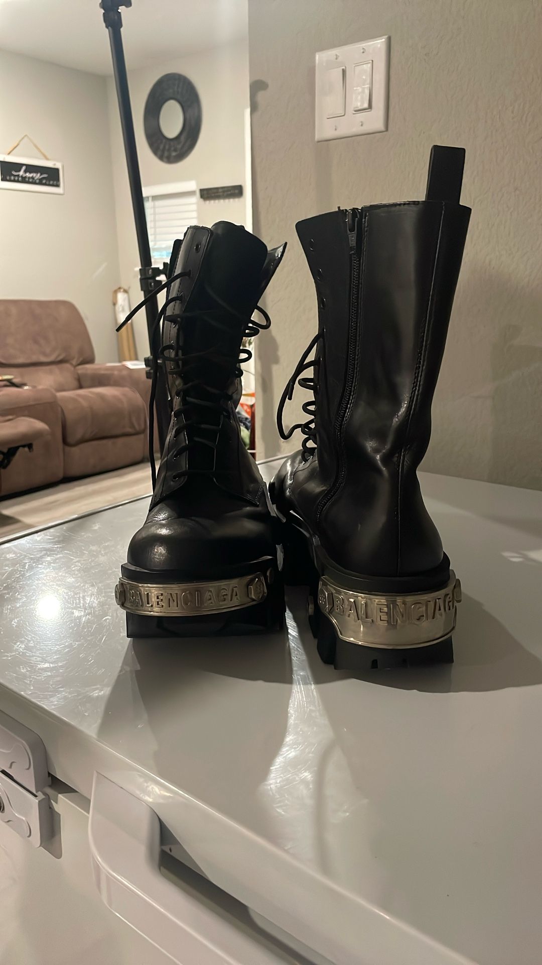 MEN'S BULLDOZER LACE-UP BOOT IN BLACK