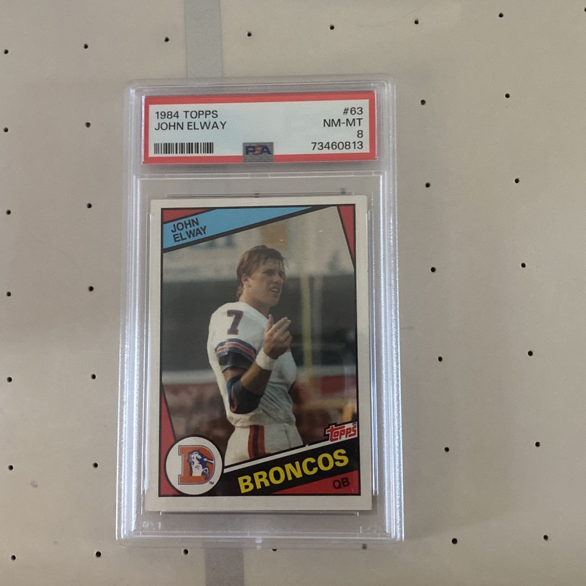 1984 Topps John Elway PSA 8