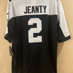Ashton Jeanty #2 Raiders Black Jersey Vapor Limited Edition Size large