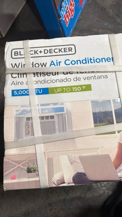 BLACK+DECKER BD05MWT6 Window Air Conditioner 5000 BTU  Cools up to 150 Square feet  White