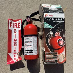 Kidde Pro 210 2A:10-B:C Fire Extinguisher, Rechargeable, Multi-Purpose for Home & Office, 4 lbs (contact info removed)9