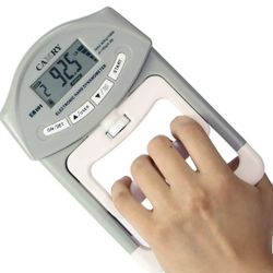 CAMRY Digital Hand Dynamometer Grip Strength Measurement Meter Auto Capturing Electronic Hand Grip Power 198 Lbs / 90 Kgs

