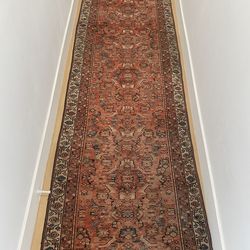Antique Persian Hand-Knotted Runner (c. Early 1900s) – 3’ x 10.5’ – Wool – Village Weave