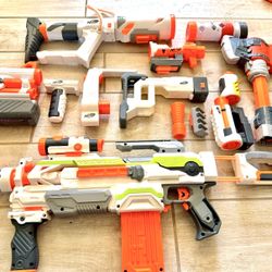 Nerf Modulus Blaster Lot + Attachments Bundle – HUGE Set! 