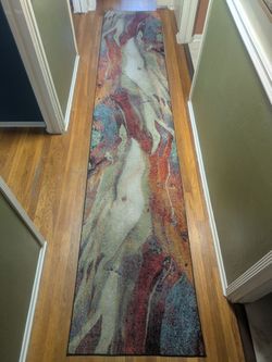 Hallway area rug 12 x 2.25 feet
