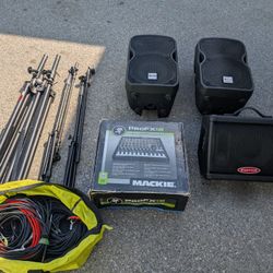 PA Live Sound Speaker System