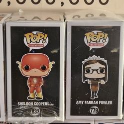 The Big Bang Theory Funko Pops Pops Television 4 Characters 