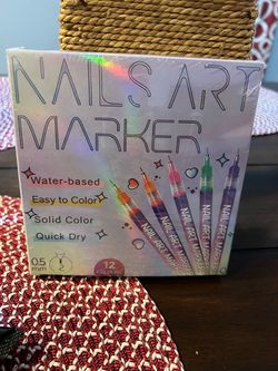 Nail Art Marker Set 12 Colors