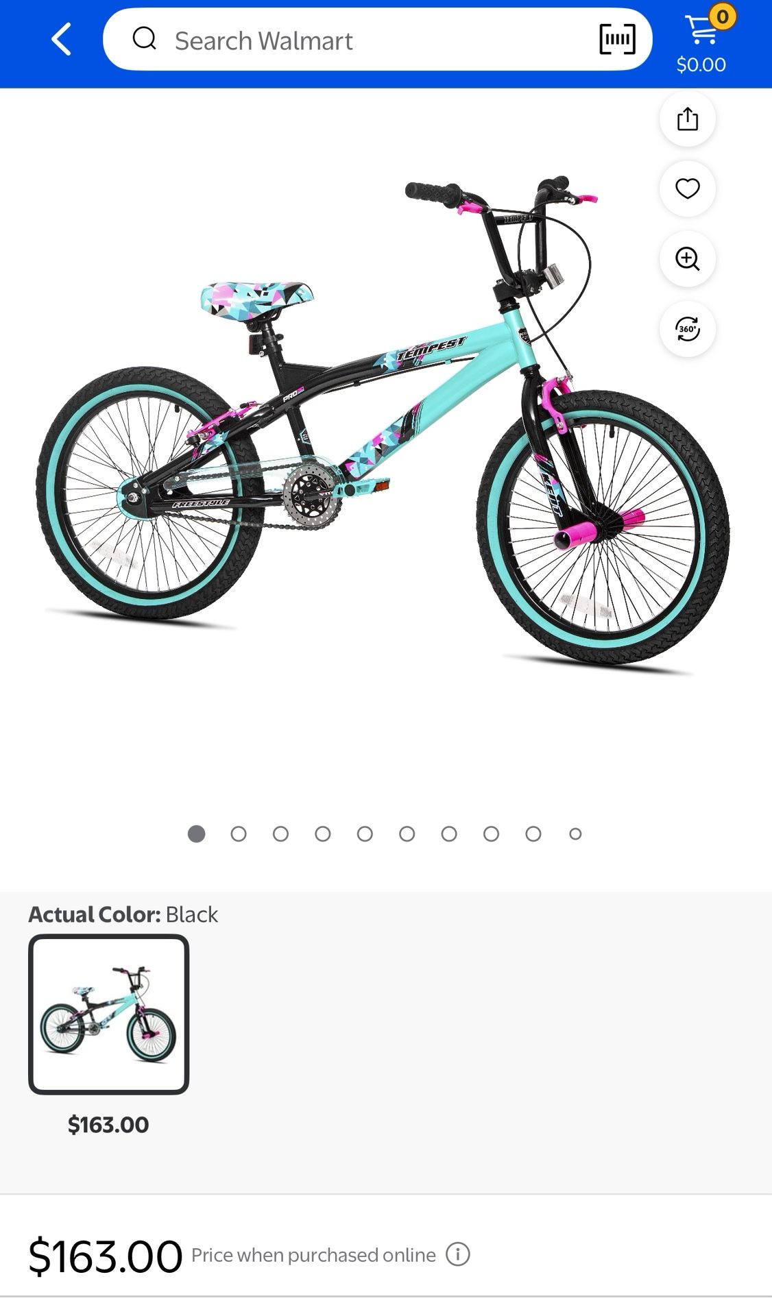 Girls 16” Bike.