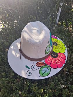 Artisanal Hand Painted Hat