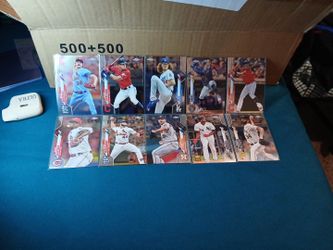 Topps Chrome MLB Baseball Cards Lot