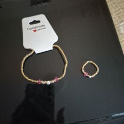 Beautiful DIY Matching Bracelet And Ring