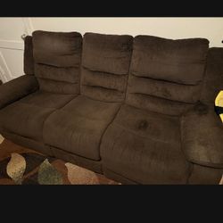brown couch