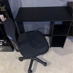 Small Computer Desk & Chair