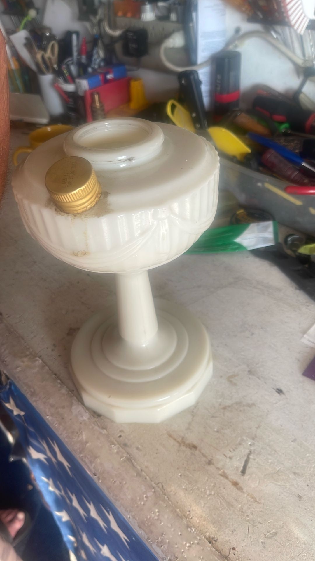 Vintage kerosene lamp