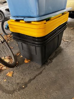 Storage Bins Large 27 Gals,4 plus more