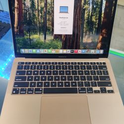 MacBook Air 2020 13" Rose Gold Retina TouchID Apple M1 Chip,  8GB Ram 256GB SSD, macOS Sequoia. 