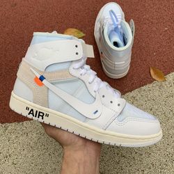 OFF-WHITE x Air Jordan 1 White AJ1 Ow