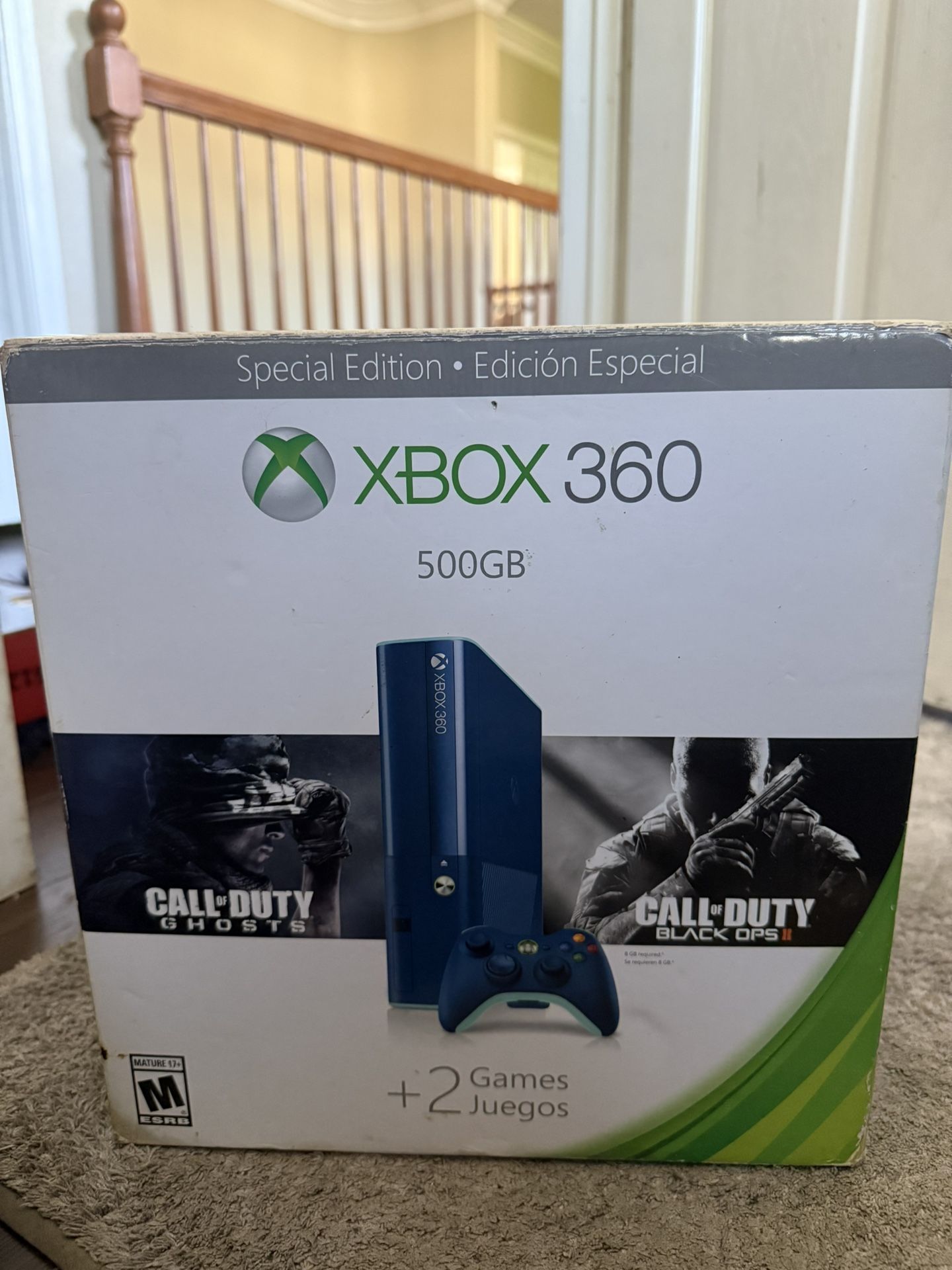 XBOX 360 (Special Edition)  + Games , Controllers, & Charging Stand